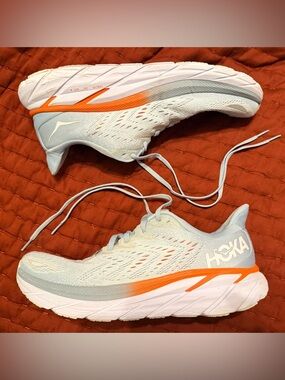 Hoka Women's Clifton 8 Blue Fog Size 12